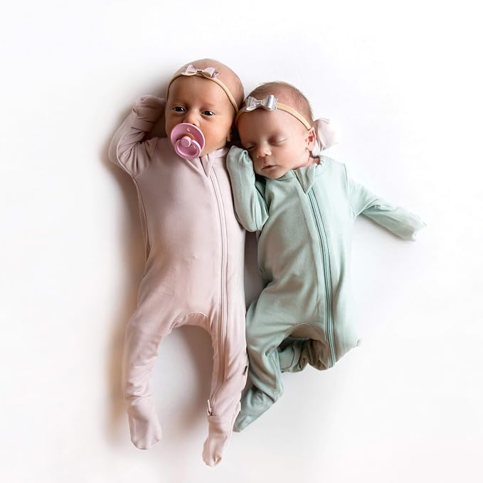 KYTE BABY Infant and Toddler Dual Zipper Footie, Ultra-Soft Rayon Made From - Image 6