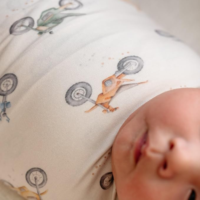 Copper Pearl Swaddle Blankets for Newborns | Soft Stretchy Receiving Blankets - Image 6