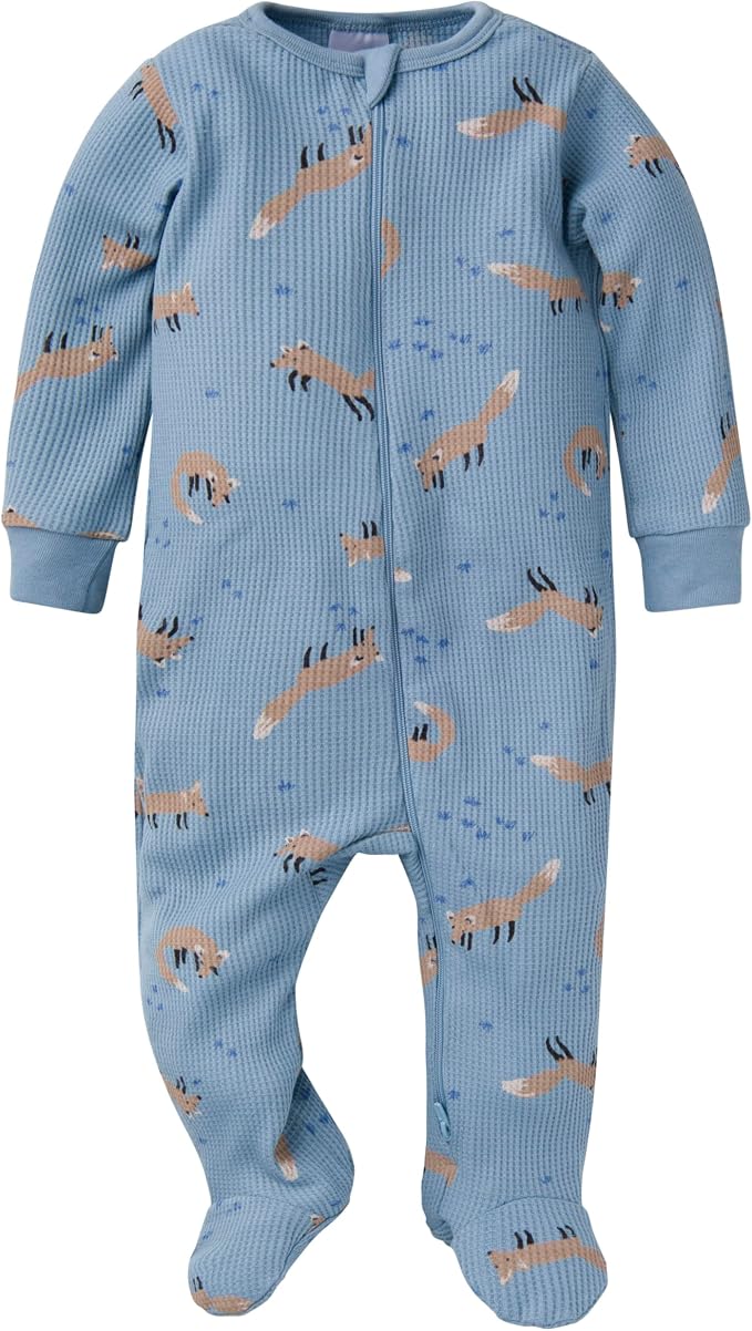 Gerber Baby 2-pack 2-way Zip Thermal Footed Sleep 'N Play - Image 4