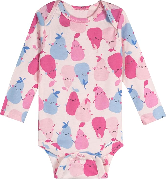 Onesies Brand Baby Boys & Girls 6-Pack Long Sleeve Bodysuits - Image 5