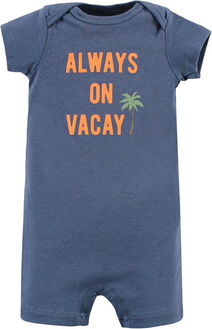Hudson Baby Unisex Cotton Rompers - Image 3