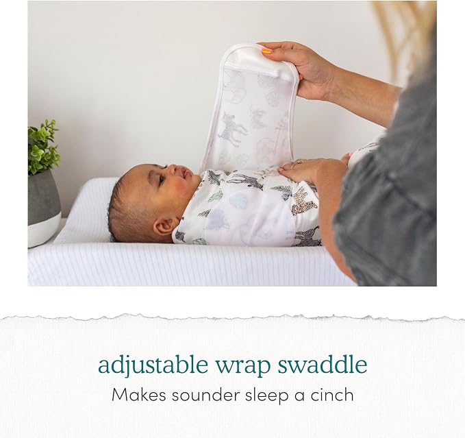 aden + anais Essentials Easy Swaddle Wrap Quick Change - Image 3