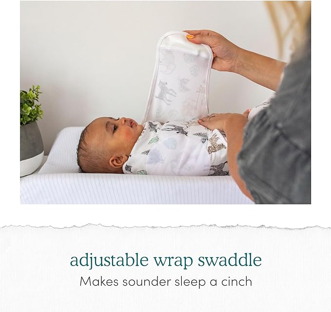 aden + anais Essentials Easy Swaddle Wrap Quick Change - Image 3