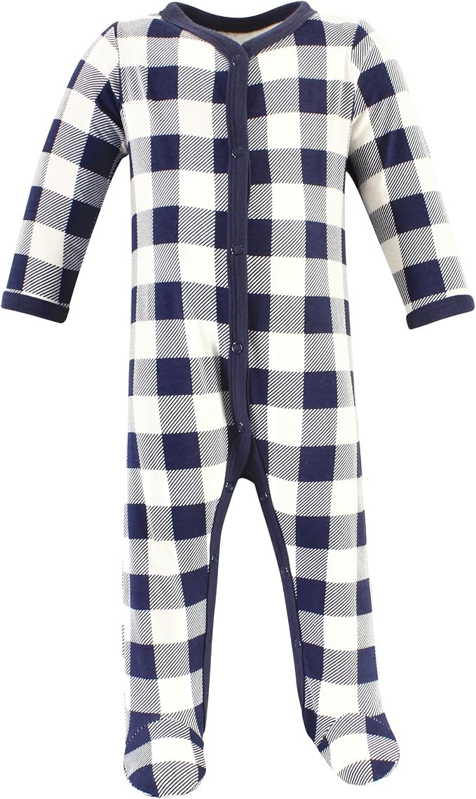 Hudson Baby Unisex Cotton Sleep and Play, Bodysuit and Bandana Bib Set - Image 4