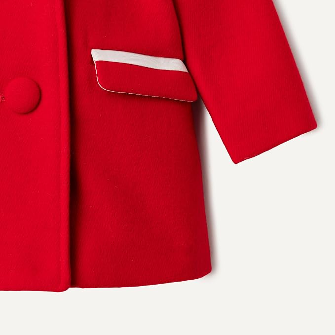 Amazon Essentials x Sofia Grainge Toddler and Baby Girls' Wool Blend A-Line - Image 3