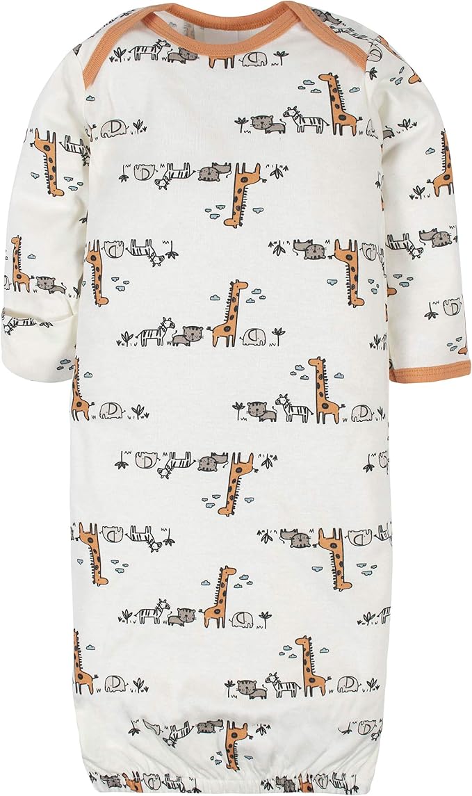 Gerber Baby Boys 4-Pack Sleeper Gown - Image 3