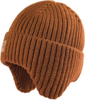 Baby Beanie Fleece Lined Toddler Winter Hat with Ear Flaps Little Girls Boys Warm Hats Cute Beanies for Kids