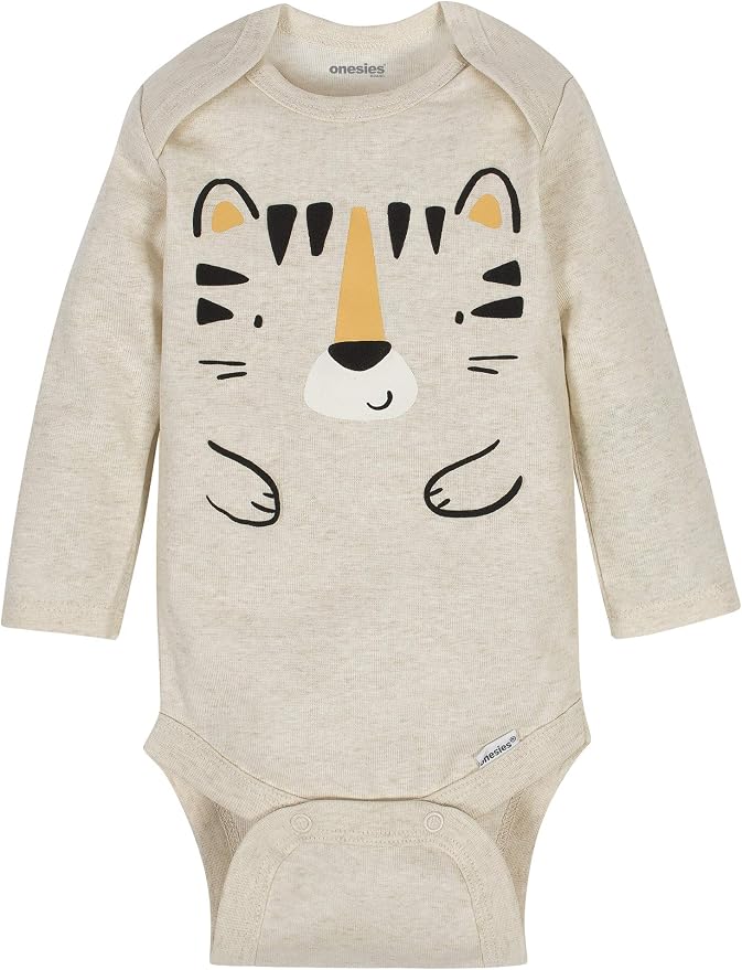 Onesies Brand Baby Boys & Girls 6-Pack Long Sleeve Bodysuits - Image 2