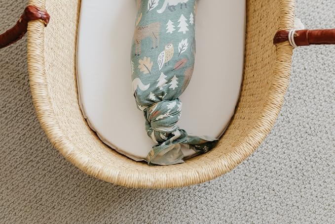 Copper Pearl Swaddle Blankets for Newborns | Soft Stretchy Receiving Blankets - Image 6