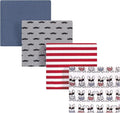 Hudson Baby Unisex Baby Cotton Flannel Receiving Blankets, French Dog, One Size by HudsonBaby