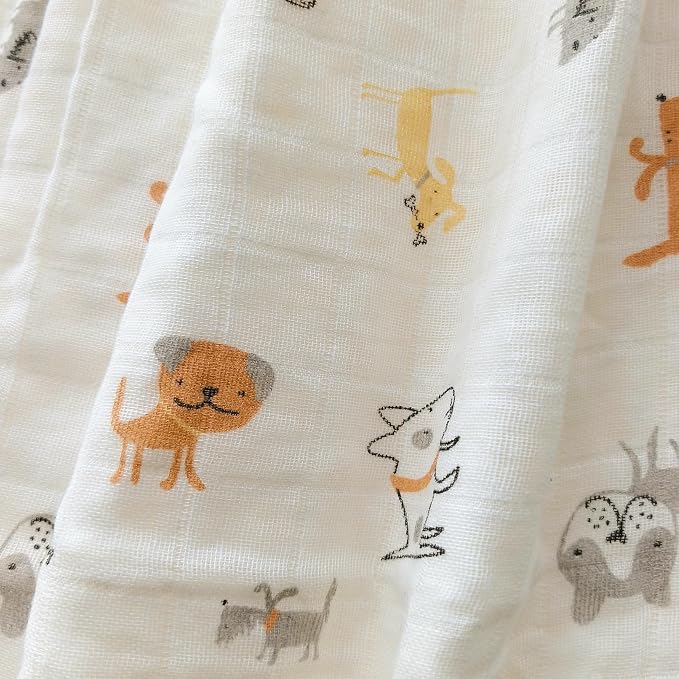 CREVENT 30''X40'' Organic Muslin Cotton Baby Blanket - Image 8