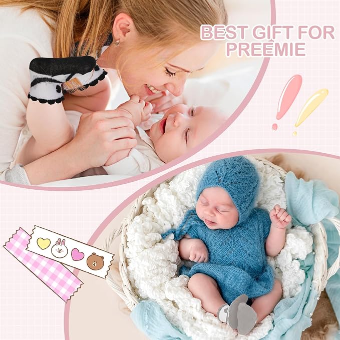 Toulite 12 Pairs Preemie Ankle Socks - Image 6