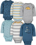Gerber Baby Boys 6-Pack Long Sleeve Onesies Bodysuit by Gerber