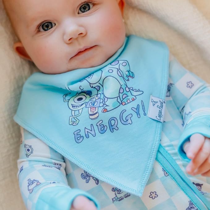 Copper Pearl Baby Bibs 4 Pack, Printed Bandana Drool Bibs - Image 8