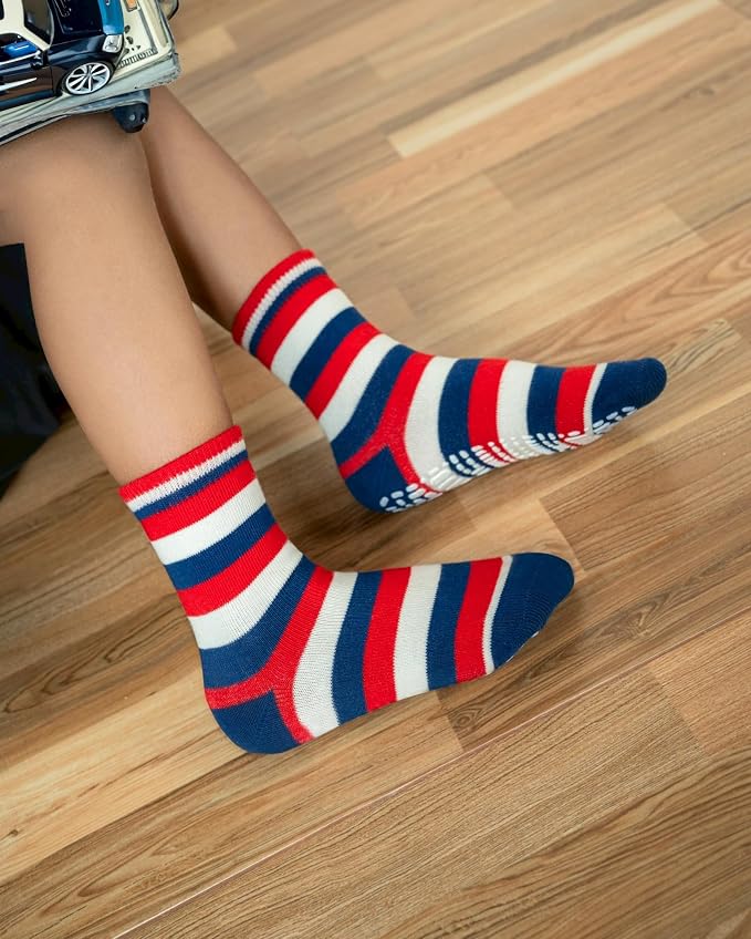 RATIVE Non Skid Anti Slip Crew Socks - Image 3