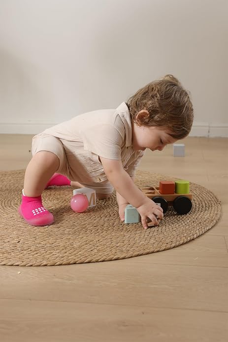 Hstyle Baby Sock Shoes Toddler Boys Walking Shoes Infant Slippers Sneakers | - Image 2