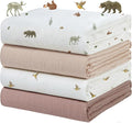 POMISO Muslin Swaddle Blankets for Boys & Girls, Newborn Receiving Blankets by POMISO
