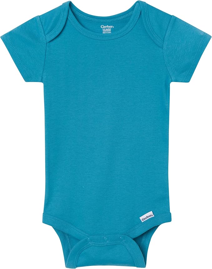 Gerber Baby Boys & Girls 8-Pack Short Sleeve Onesies Bodysuits - Image 2