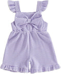 Little Girl Romper Toddler Overalls Summer Bow Jumpsuit Boho Outfit 6M-5T by Nibbcoa
