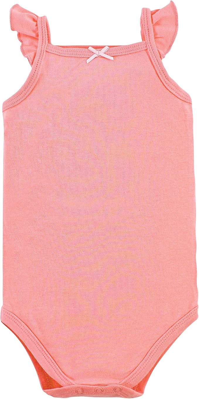 Hudson Baby Unisex Baby Cotton Sleeveless Bodysuits - Image 7