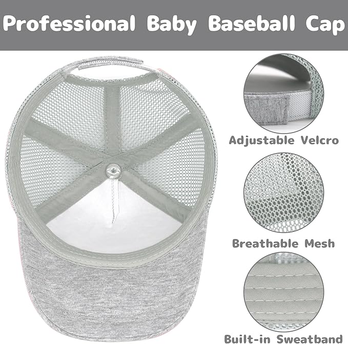 Olreco Baby Baseball Cap Toddler Baseball Hat - Image 3
