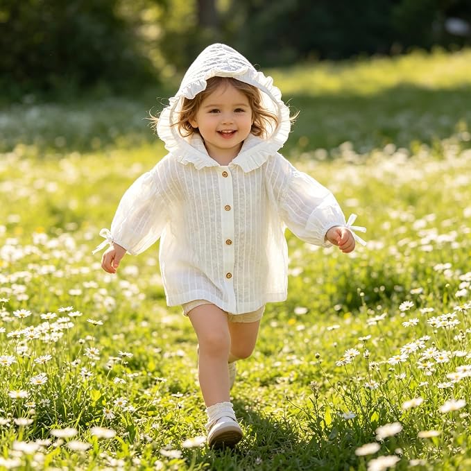 Infant Sun Protective Coat Breathable Outerwear Hoodie - Image 3