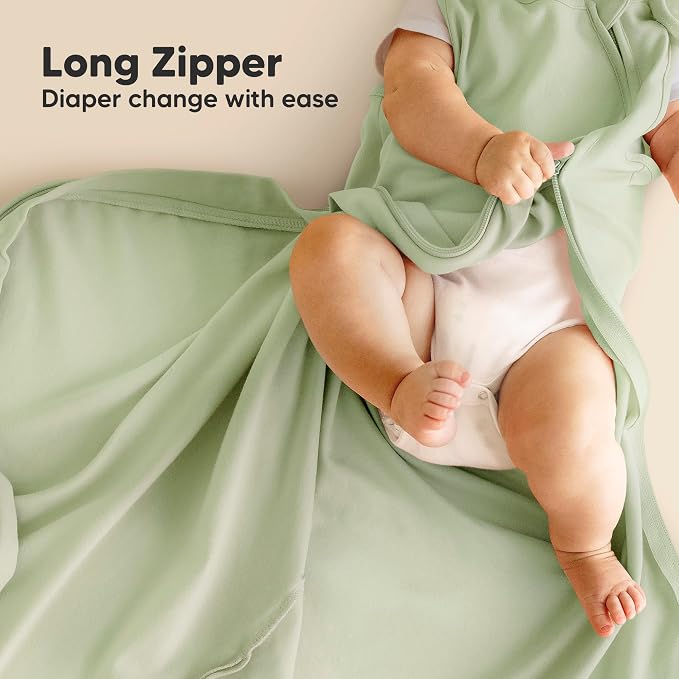 2-Pack Organic Baby Sleep Sacks, 100% Cotton 0.5TOG - Image 5