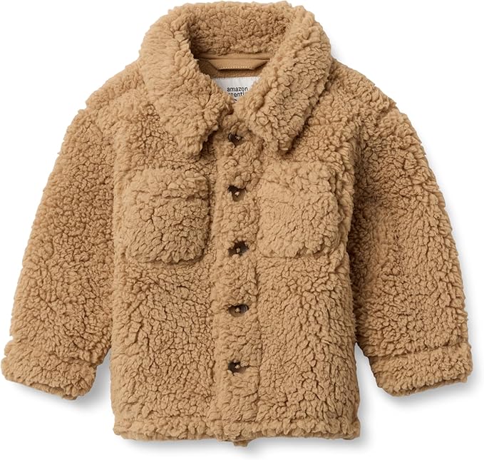 Amazon Essentials x Sofia Grainge Toddlers and Baby Boys' Sherpa Fleece by AmazonEssentials