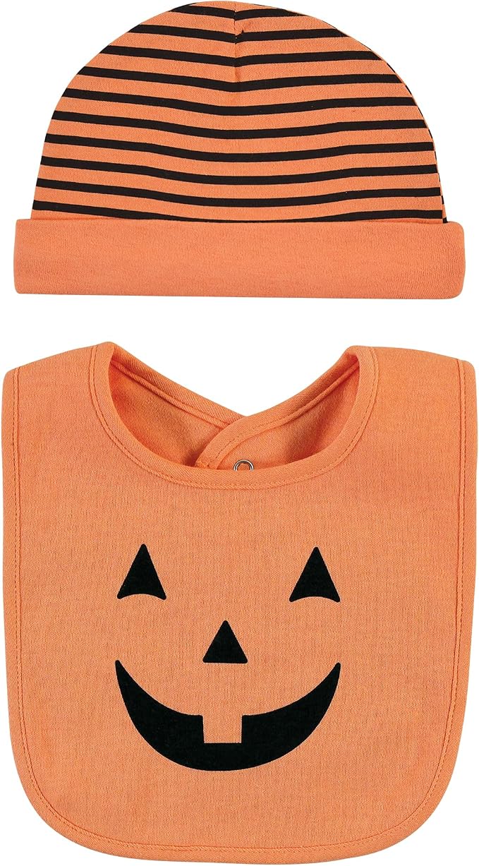 Hudson Baby Unisex Baby Cotton Bib and Headband Set - Image 3
