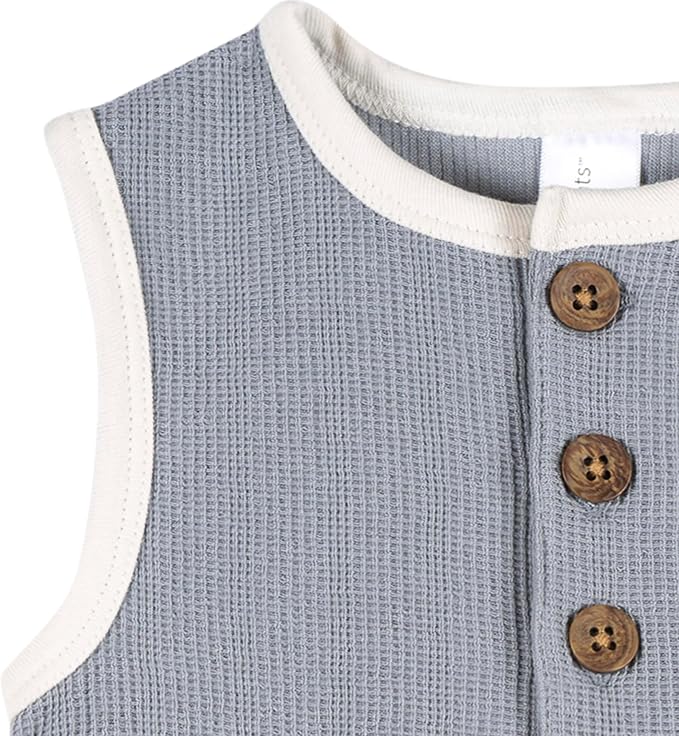 Modern Moments by Gerber Baby Boys' Sleeveless Romper - Image 5