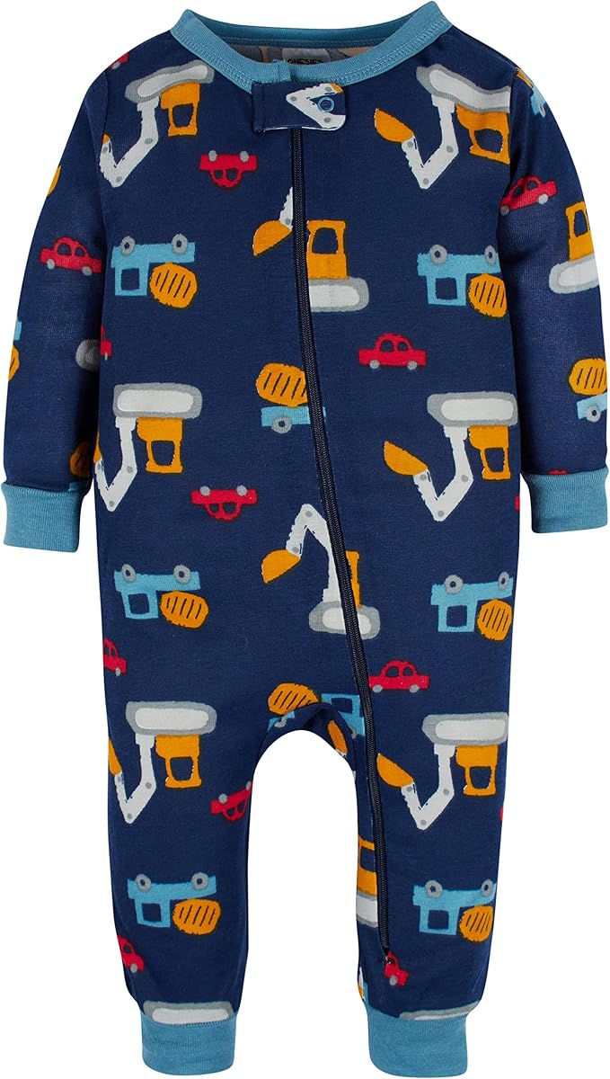 Onesies Brand Baby Boys' 3-pack Snug Fit One-piece Cotton Pajamas - Image 2