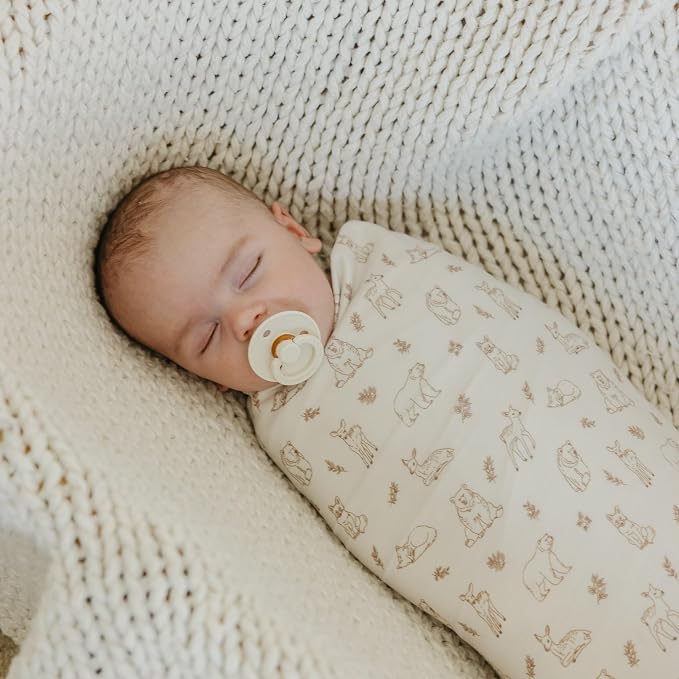 Copper Pearl Swaddle Blankets for Newborns | Soft Stretchy Receiving Blankets - Image 6