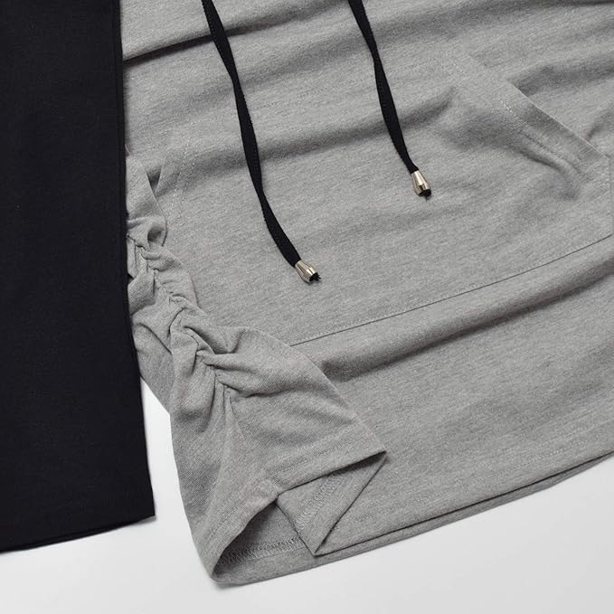 GINKANA Maternity Hoodie Long Sleeves Shirts Casual Maternity Top Pregnancy Sweatshirt Casual Clothes