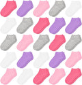 25 Pairs Toddler Girls Ankle Socks Soft Low Cut by SPTRAMLE