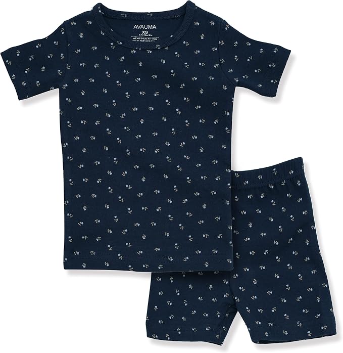AVAUMA Baby Boys Girls Pajama Set 6M-7T Kids Cute Toddler Snug fit Pattern by AVAUMA