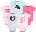 Hudson Baby Unisex Baby Cotton Bodysuits by HudsonBaby