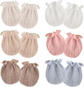 AQOKKA Newborn Baby Mittens No Scratch Cotton Elastic Wrist Gloves Infant by AQOKKA