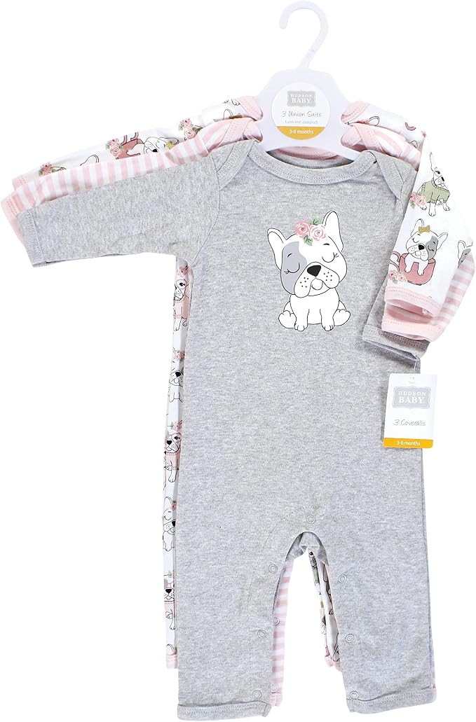 Hudson Baby unisex-child Cotton Coveralls - Image 2