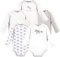 Touched by Nature Unisex Baby Organic Cotton Long-Sleeve Bodysuits by TouchedbyNature