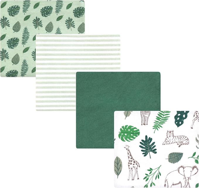 Hudson Baby Unisex Baby Cotton Flannel Receiving Blankets, One Size by HudsonBaby