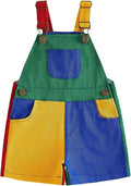 Fernvia Toddler Kids Baby Girl Boy Contrast Color Overalls Shorts Clothes by Fernvia
