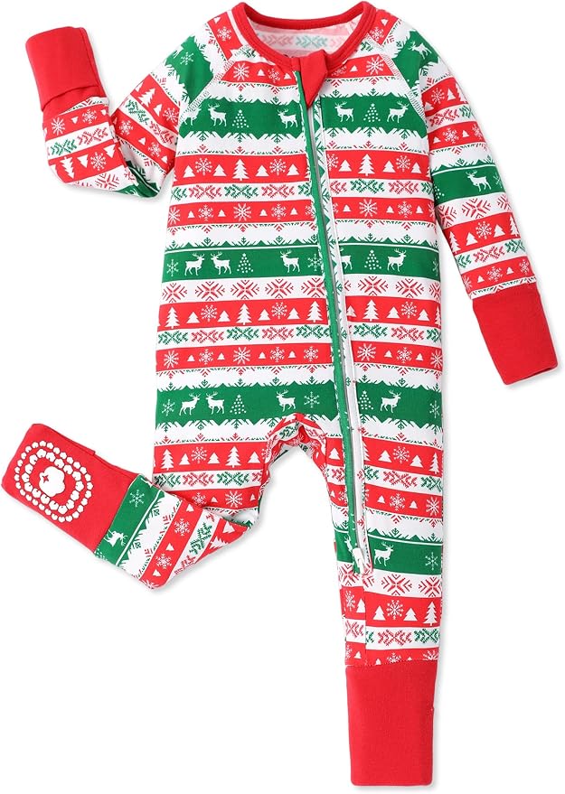 PATPAT Organic Cotton Baby Footie Pajamas by PATPAT