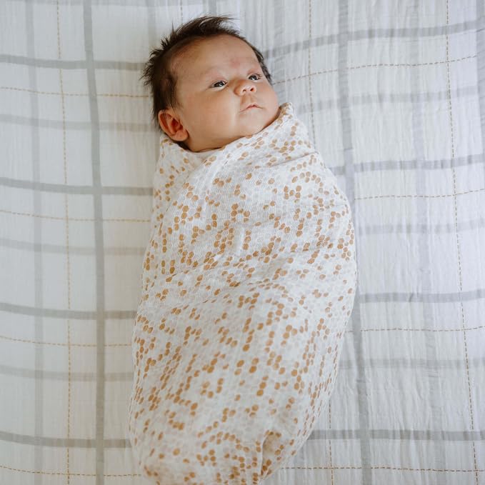 Little Unicorn Premium Cotton Swaddle Baby Blanket | Breathable Fabric | - Image 7