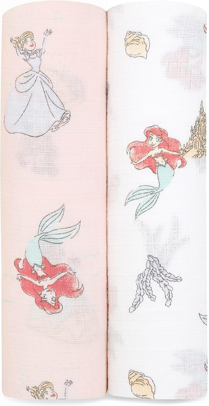 aden + anais Essentials Muslin Swaddle Blankets, Newborn Receiving Blanket by adenanais