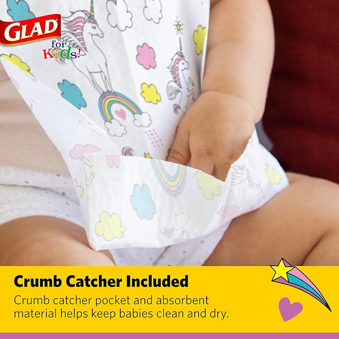 Glad for Kids Disposable Paper Bibs - Image 3