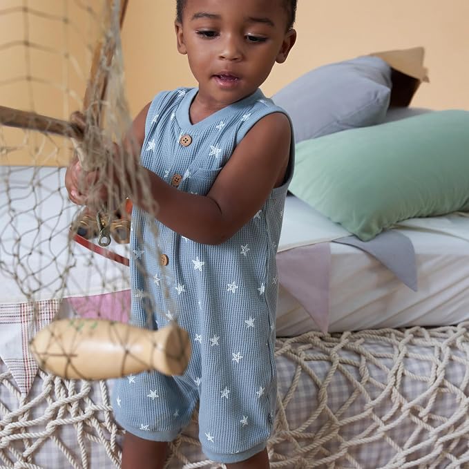 Modern Moments by Gerber Baby Boys' Sleeveless Romper - Image 4