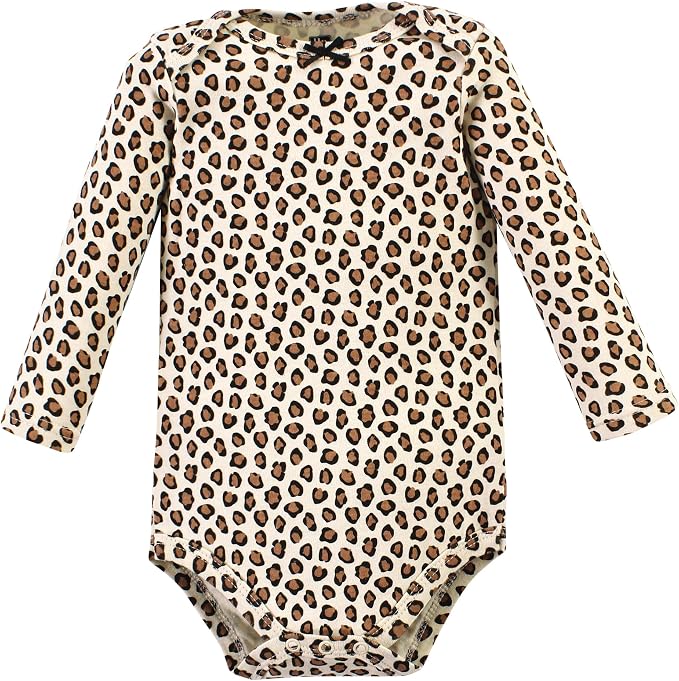 Hudson Baby Baby Girls' Cotton Long-sleeve Bodysuits 3-pack - Image 4