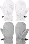 Toddler Gloves Kids Mittens Winter Warm Lined Fleece Gloves Waterproof Snow by Slivery+Color