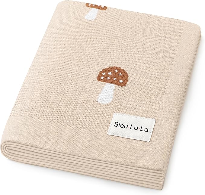 Unisex Baby Swaddle Blanket 100% Cotton Buttery Soft Cozy Receiving Swaddle by BleuLaLa