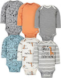 Gerber Baby Boys 6-Pack Long Sleeve Onesies Bodysuit by Gerber
